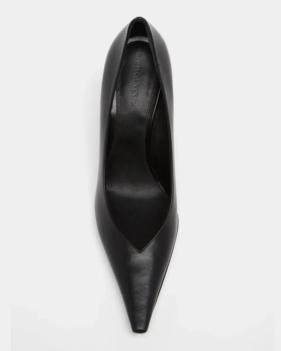 Bottega Veneta Scaletta 90MM Leather Wedge Pumps | Thumbnail 6 Bottega Veneta Scaletta 90MM Leather Wedge Pumps | Thumbnail 6