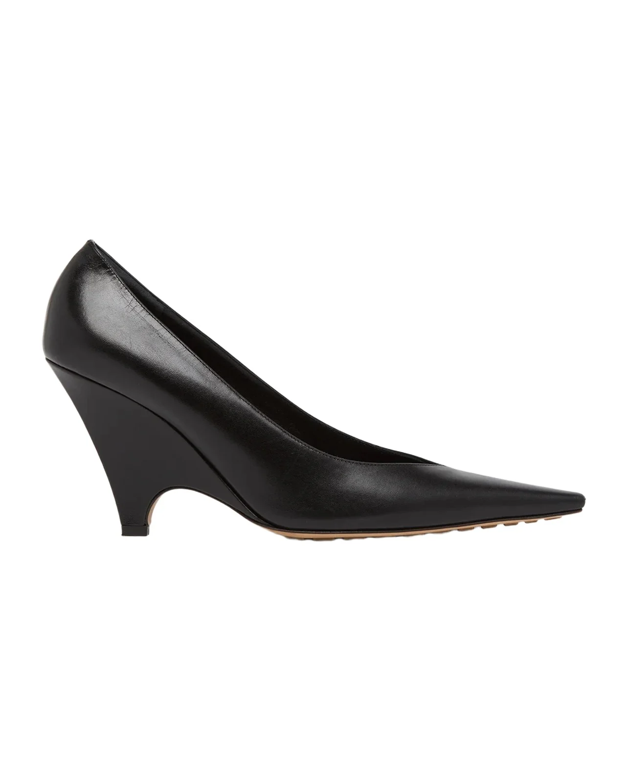 Scaletta 90MM Leather Wedge Pumps