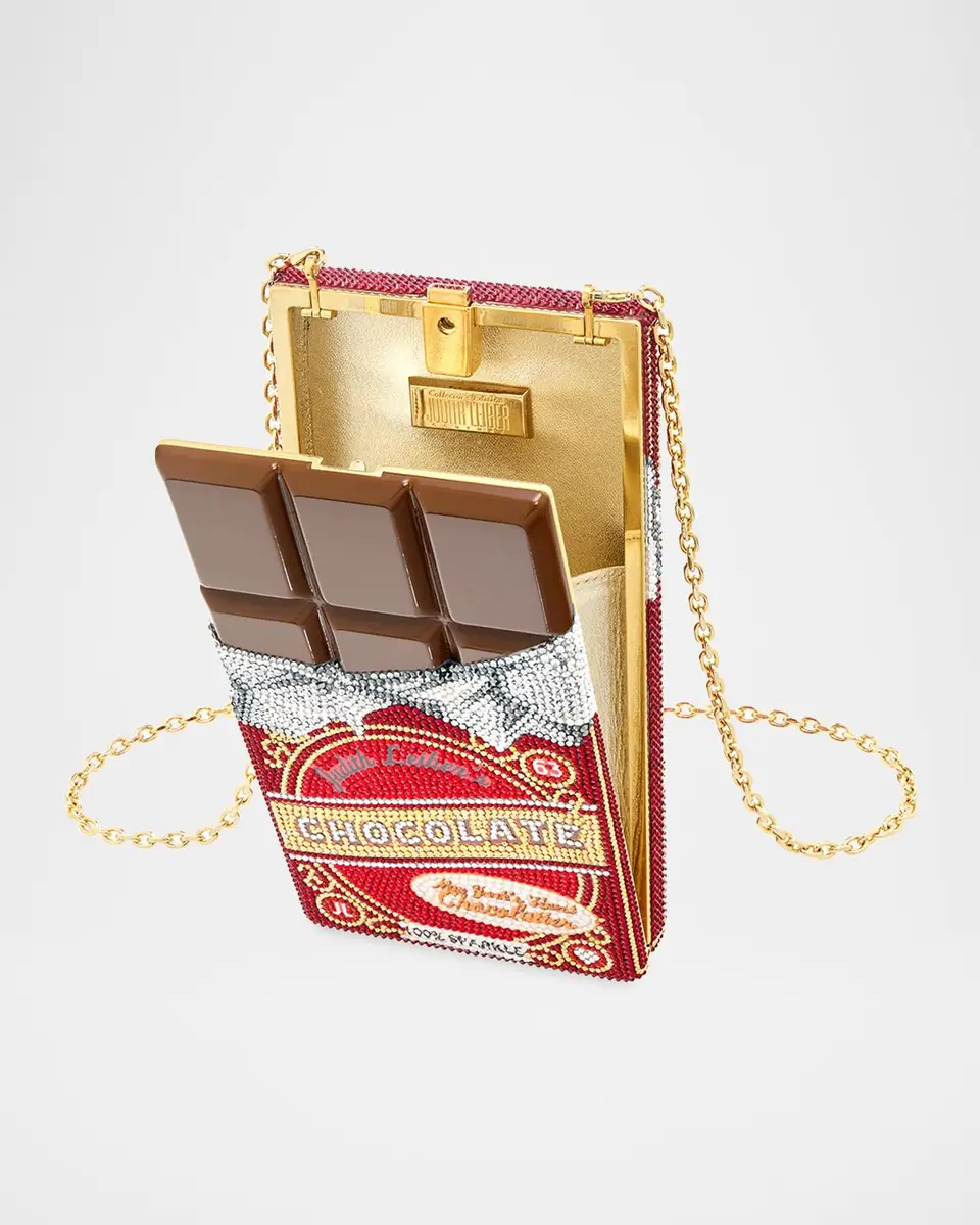 Judith Leiber Couture Milk Chocolate Candy Bar Crystal Clutch Bag | Thumbnail 3 Judith Leiber Couture Milk Chocolate Candy Bar Crystal Clutch Bag | Thumbnail 3