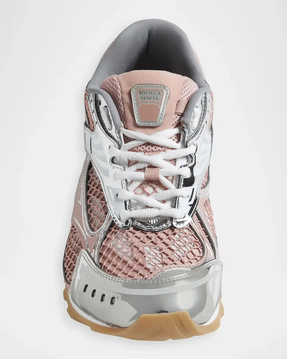Bottega Veneta Women's Orbit Metallic Net Runner Sneakers | Thumbnail 7 Bottega Veneta Women's Orbit Metallic Net Runner Sneakers | Thumbnail 7