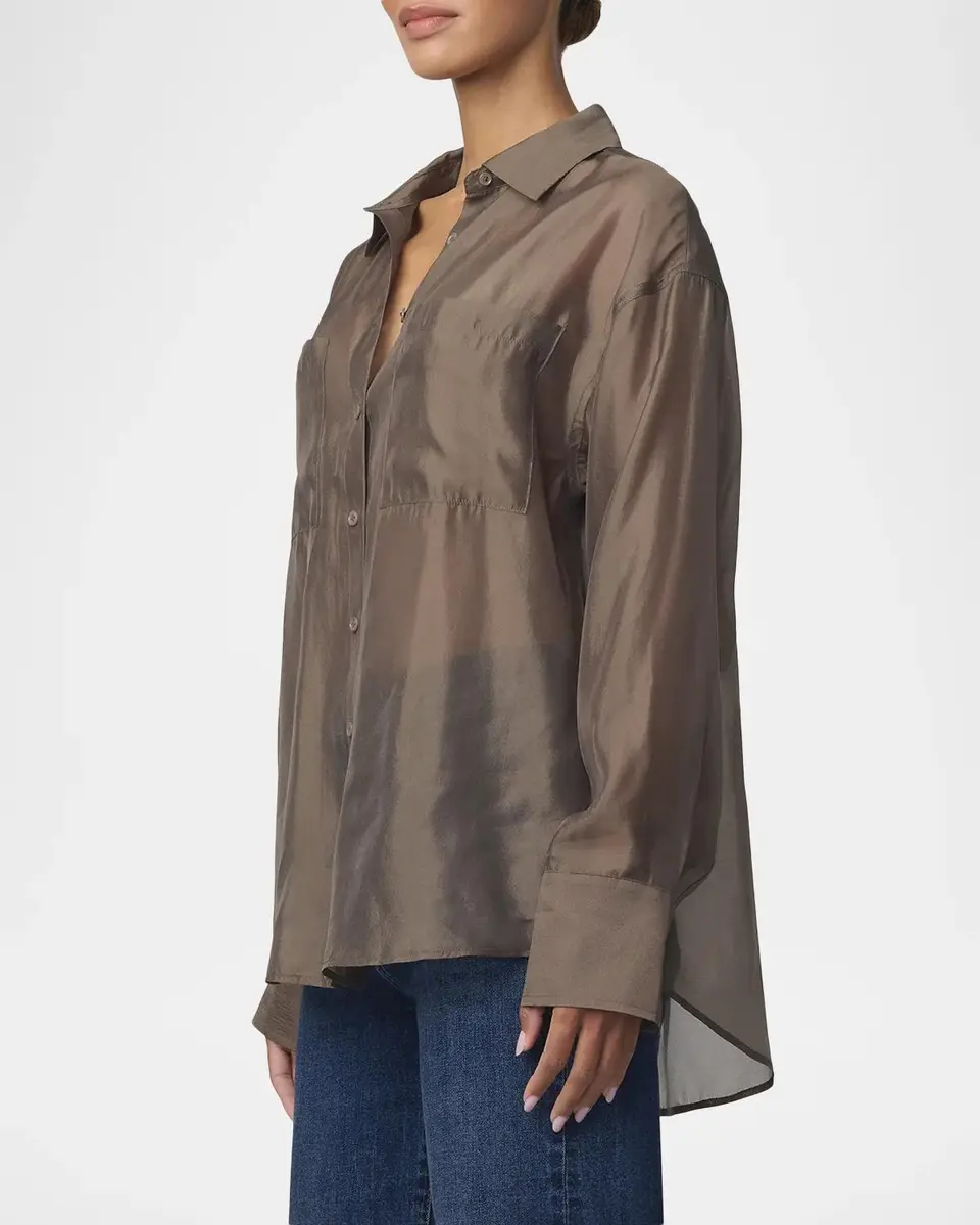 Joe's Jeans The Organza Boyfriend Shirt | Thumbnail 5 Joe's Jeans The Organza Boyfriend Shirt | Thumbnail 5