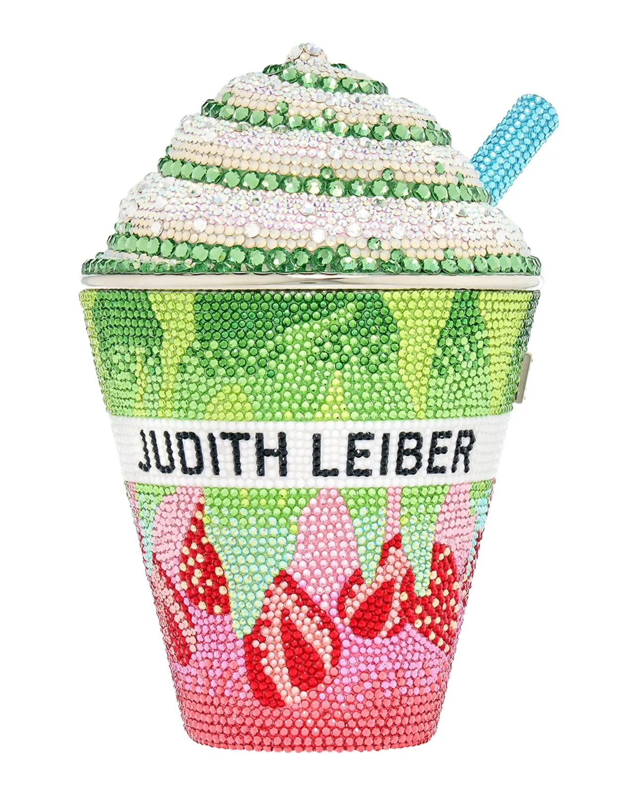 Matcha Frozen Drink Crystal Clutch Bag Matcha Frozen Drink Crystal Clutch Bag