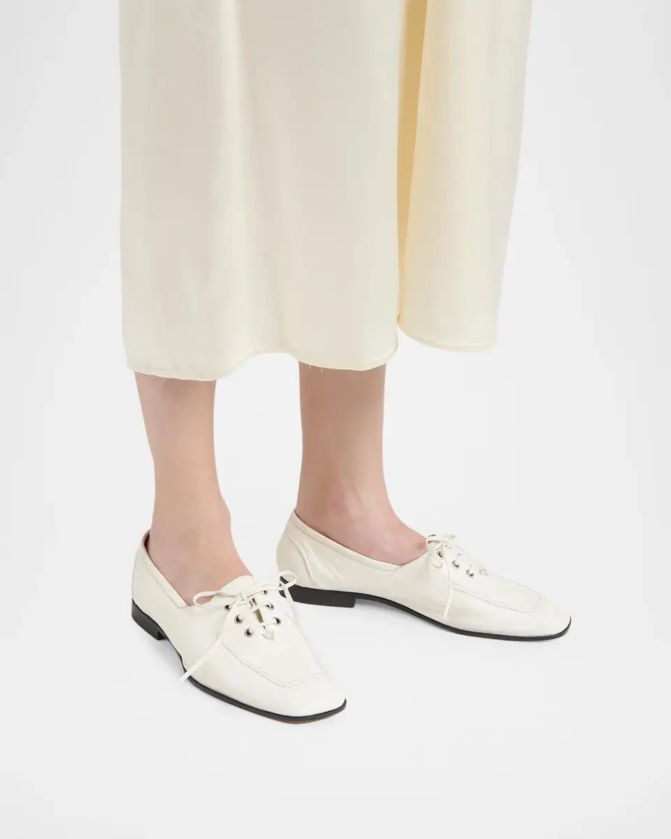 Bottega Veneta Gino Lace-Up Leather Shoes | Thumbnail 2