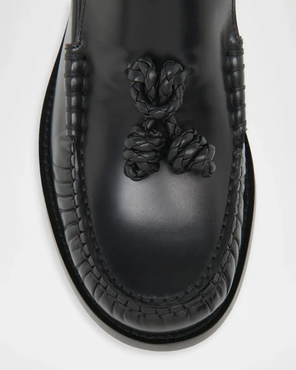 Bottega Veneta Ugo Coaxial Knot Leather Loafers | Thumbnail 3 Bottega Veneta Ugo Coaxial Knot Leather Loafers | Thumbnail 3