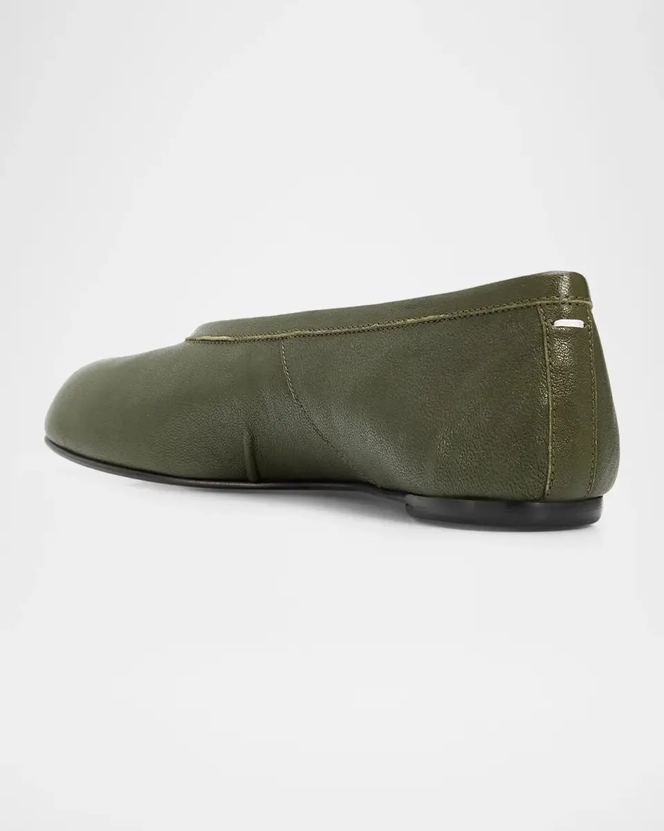 Maison Margiela Tabi Leather Split-Toe Ballerina Flats | Thumbnail 2