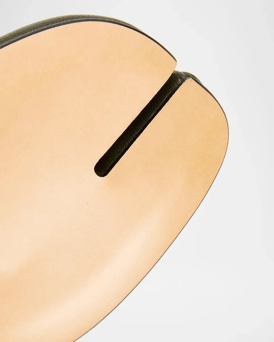 Maison Margiela Tabi Leather Split-Toe Ballerina Flats | Thumbnail 3