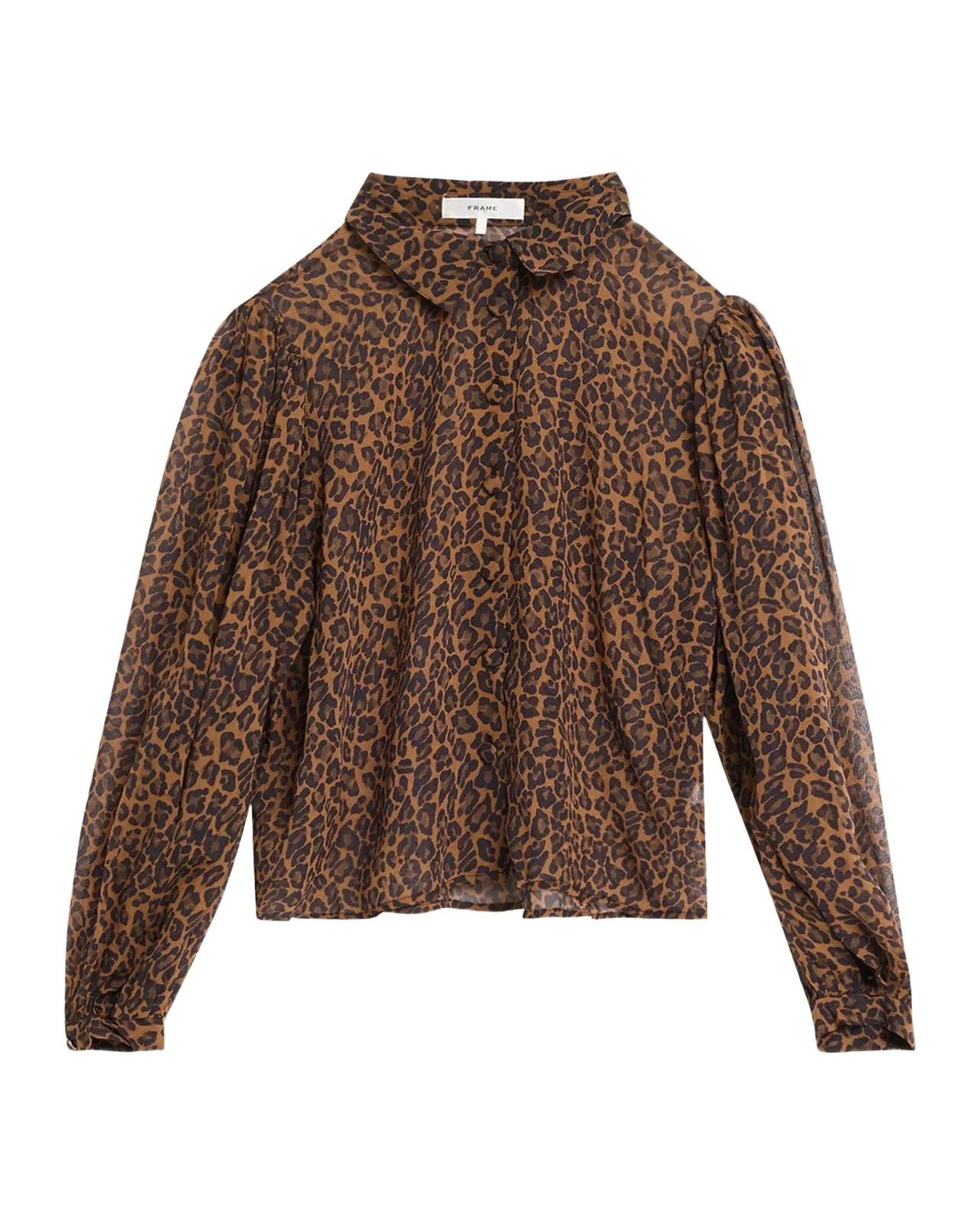 The Silk Prairie Leopard Blouse The Silk Prairie Leopard Blouse