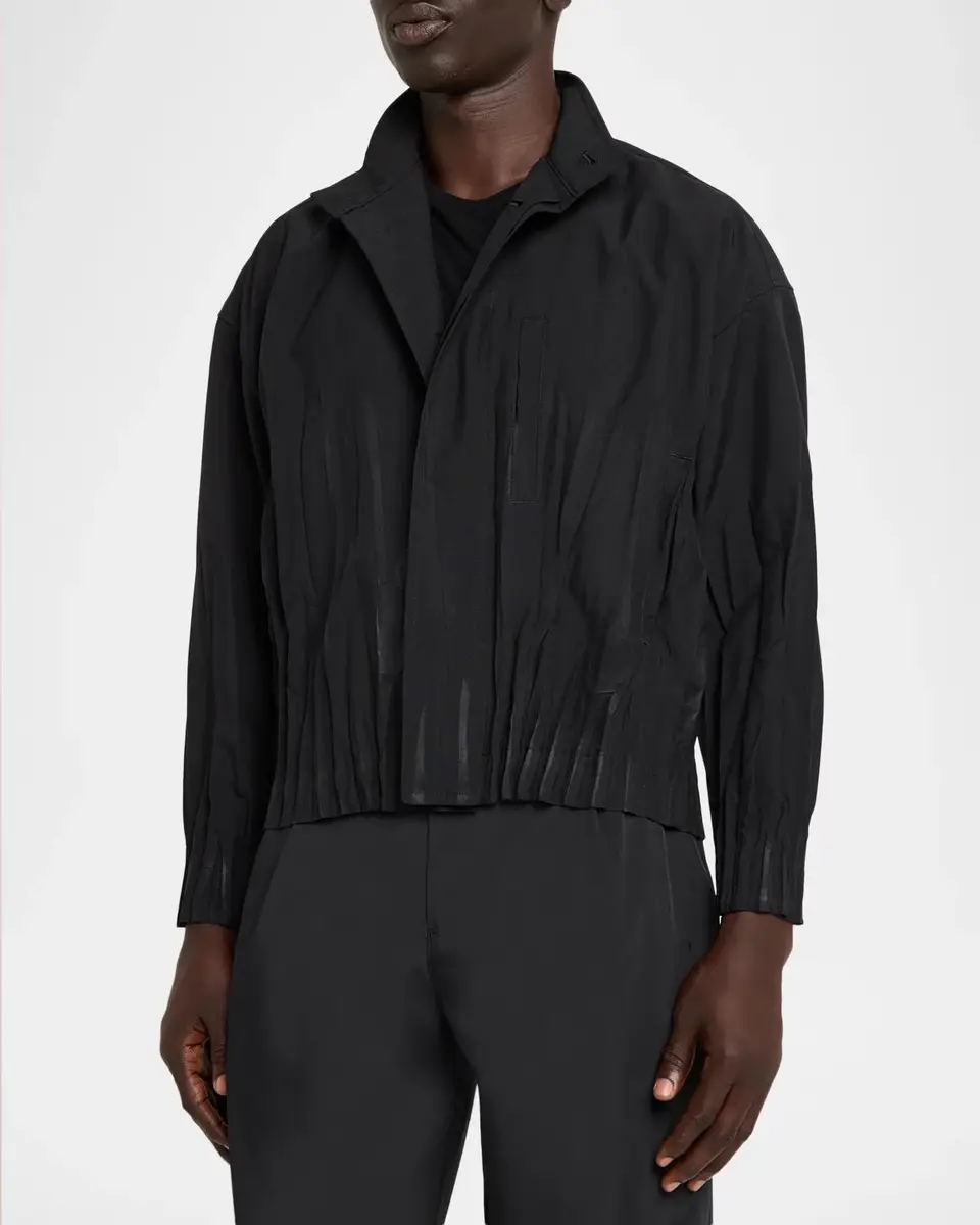 IM MEN Men's Waft Stand Collar Jacket | Thumbnail 4