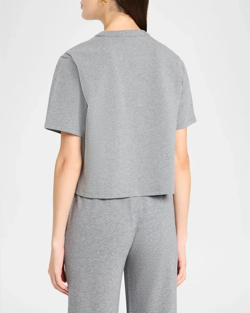 Veronica Beard Sebastian Short-Sleeve Boxy Tee | Thumbnail 3 Veronica Beard Sebastian Short-Sleeve Boxy Tee | Thumbnail 3