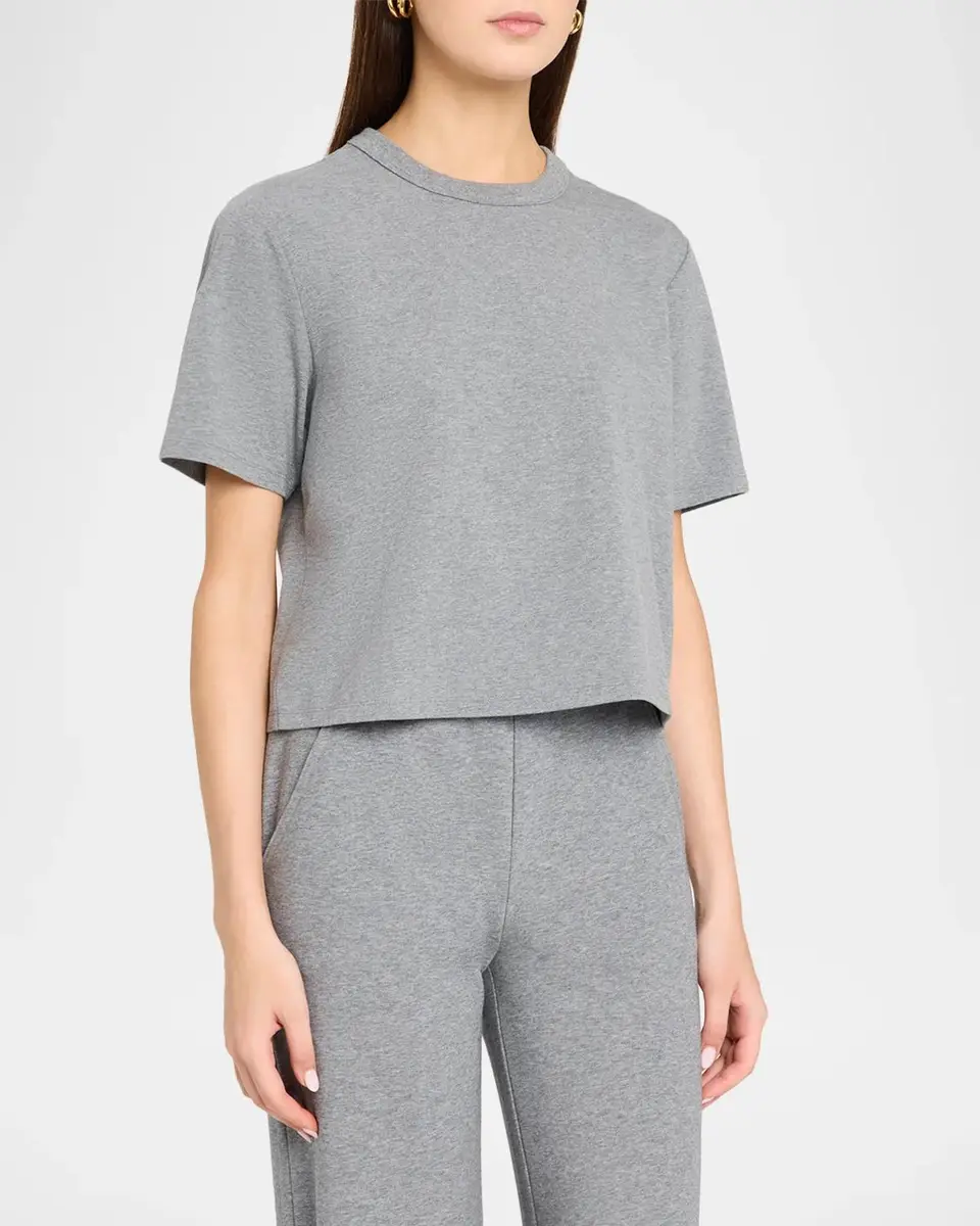 Veronica Beard Sebastian Short-Sleeve Boxy Tee | Thumbnail 4 Veronica Beard Sebastian Short-Sleeve Boxy Tee | Thumbnail 4