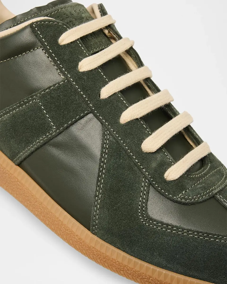 Maison Margiela Men's Replica Leather Low-Top Sneakers | Thumbnail 3