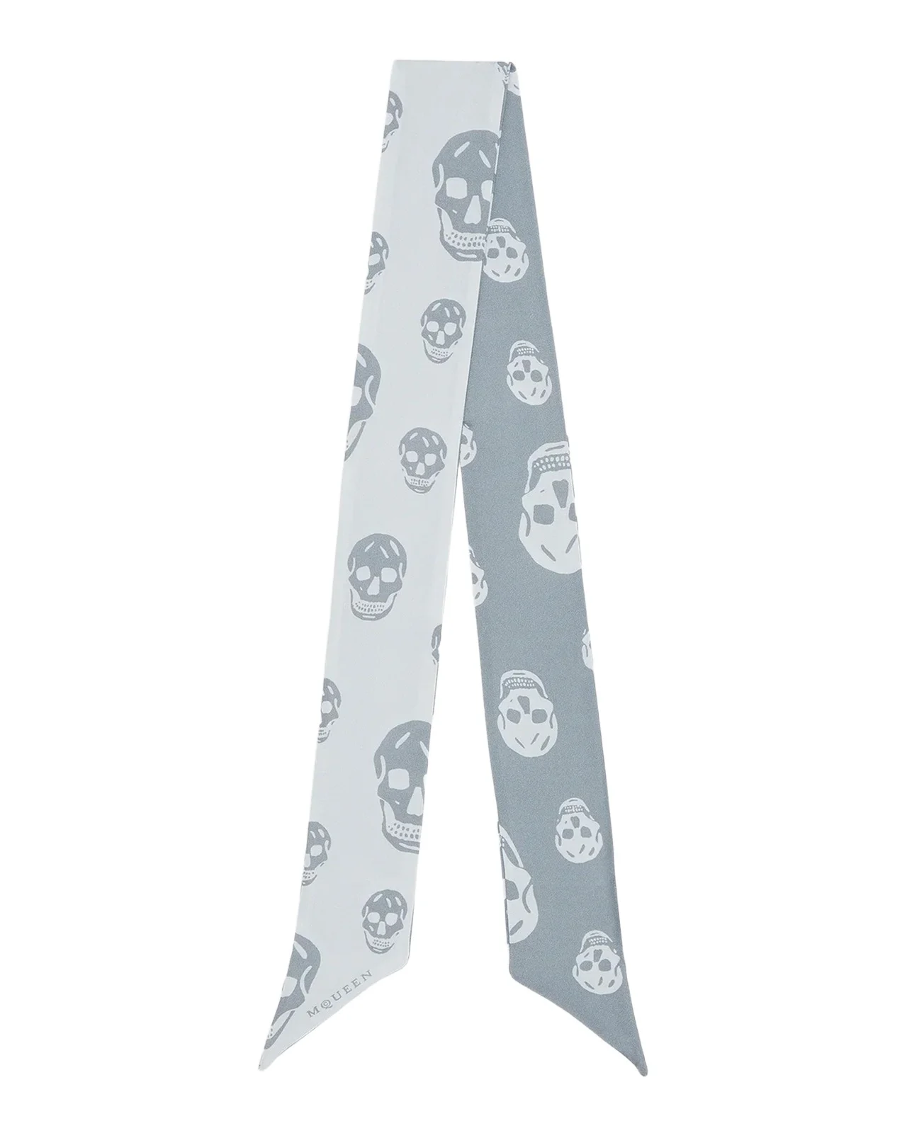 Silk Twill Ribbon Skull Scarf Silk Twill Ribbon Skull Scarf