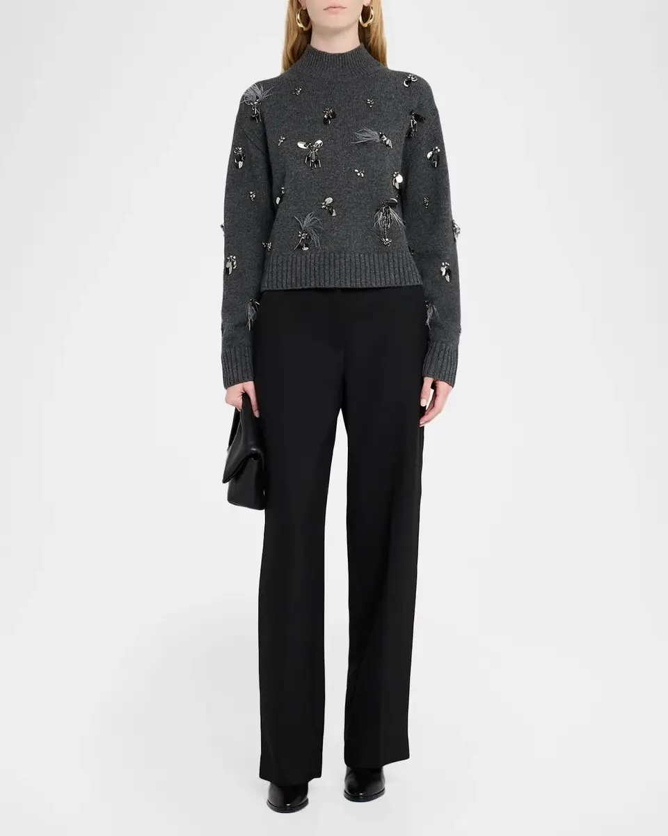 Simkhai Gabriette Embellished Sweater | Thumbnail 2 Simkhai Gabriette Embellished Sweater | Thumbnail 2