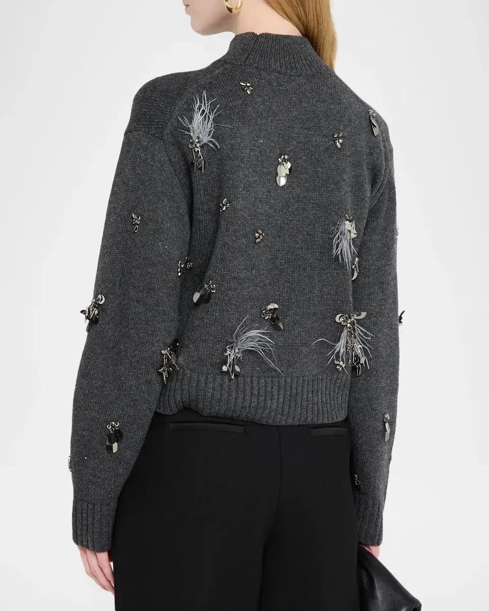 Simkhai Gabriette Embellished Sweater | Thumbnail 3 Simkhai Gabriette Embellished Sweater | Thumbnail 3