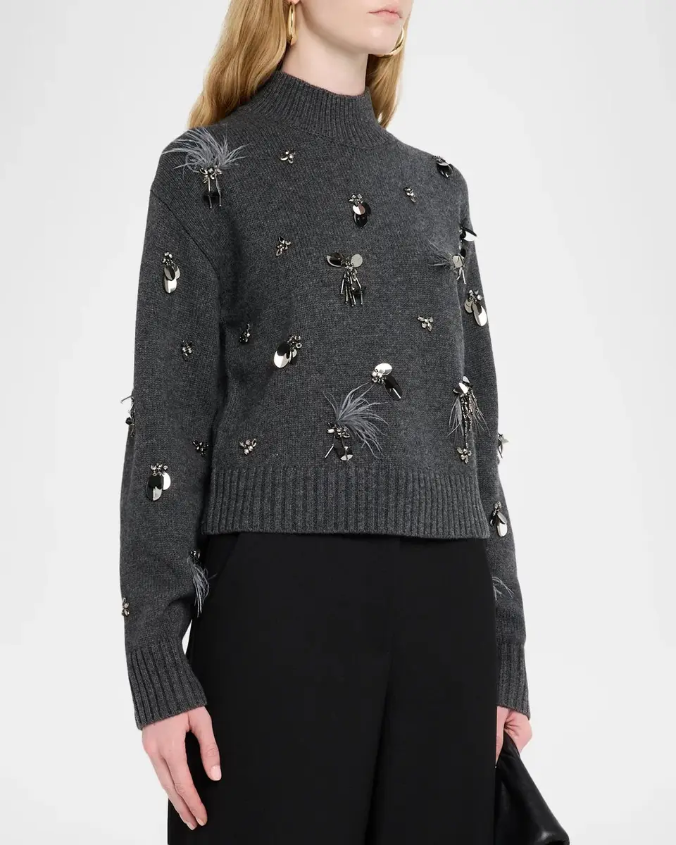 Simkhai Gabriette Embellished Sweater | Thumbnail 4 Simkhai Gabriette Embellished Sweater | Thumbnail 4