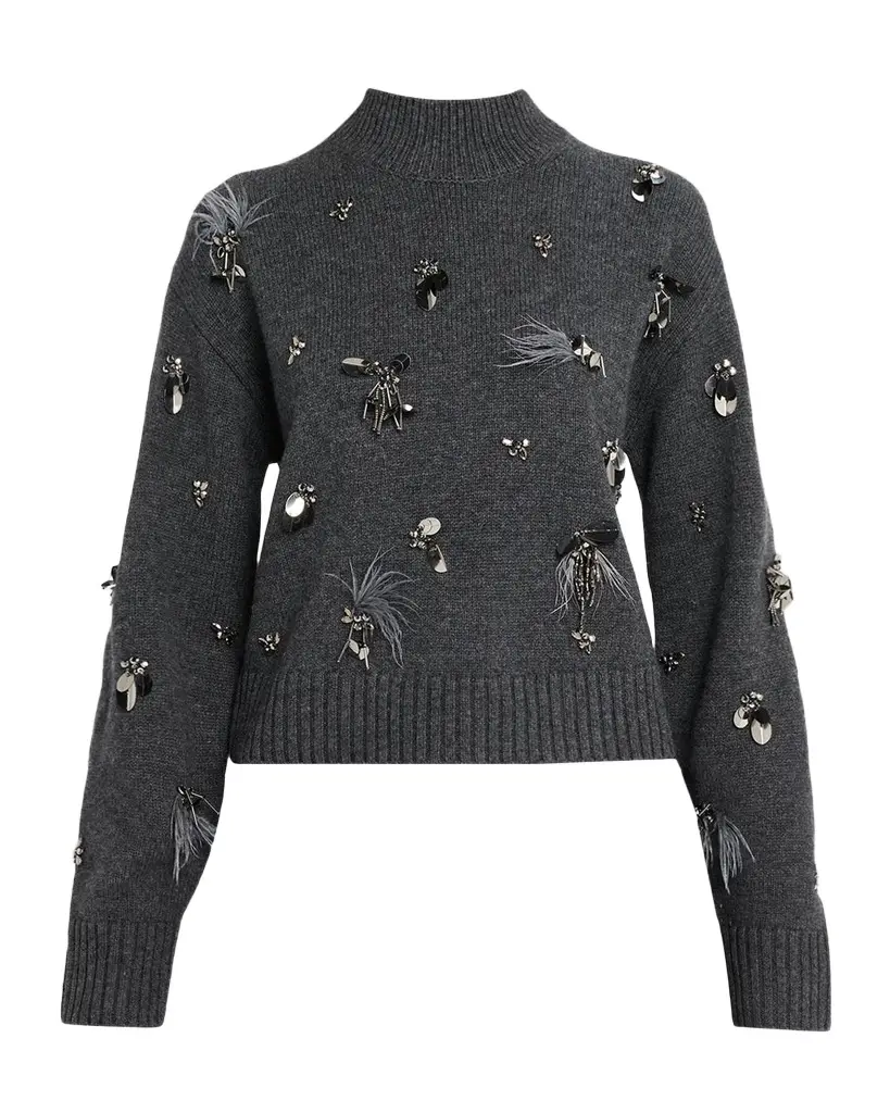 Simkhai Gabriette Embellished Sweater