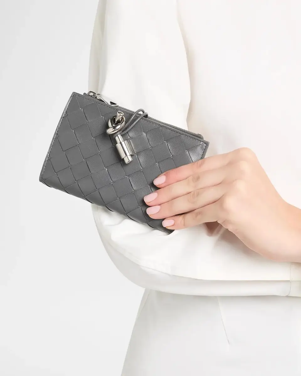 Bottega Veneta Andiamo Medium Leather Bi-Fold Wallet | Thumbnail 2