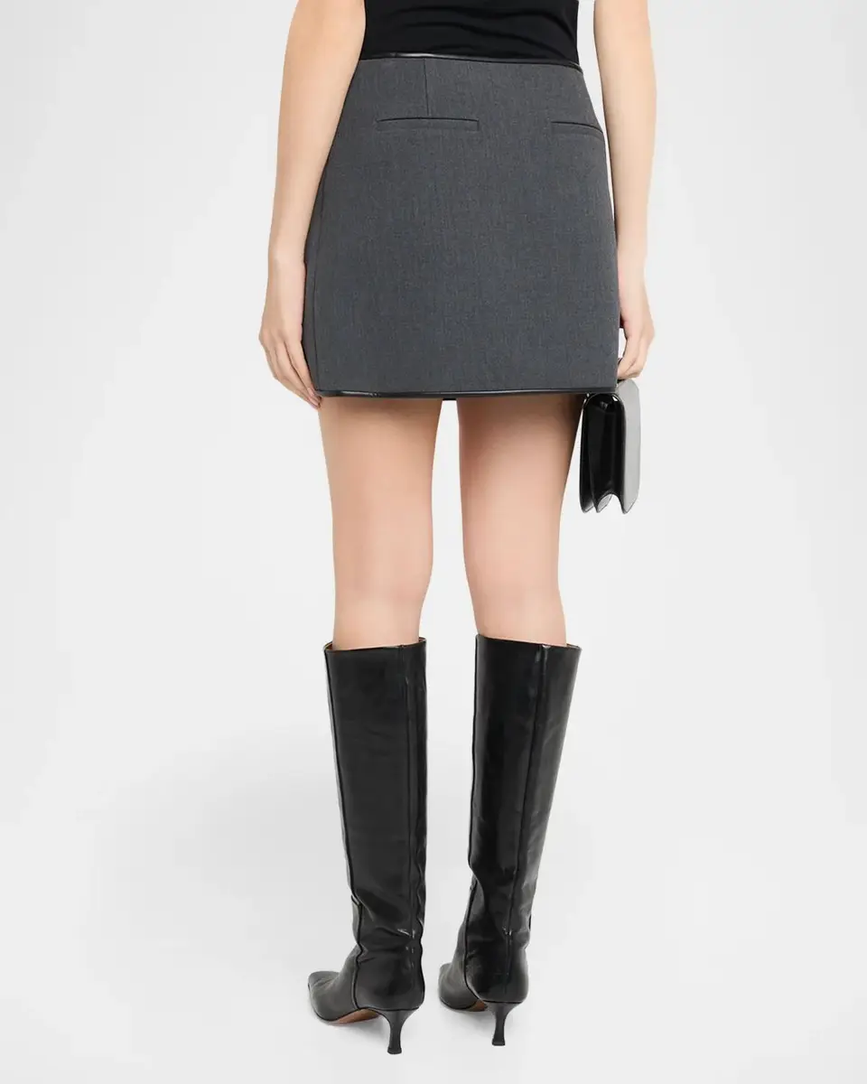 Simkhai Sheridan Wrap Mini Skirt | Thumbnail 3 Simkhai Sheridan Wrap Mini Skirt | Thumbnail 3
