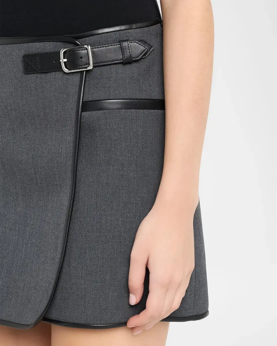 Simkhai Sheridan Wrap Mini Skirt | Thumbnail 5 Simkhai Sheridan Wrap Mini Skirt | Thumbnail 5