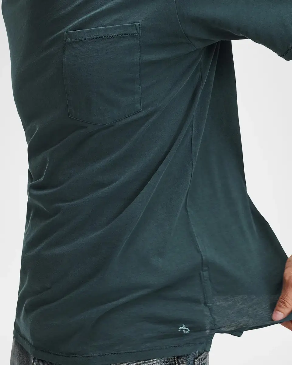 rag & bone Men's Cotton Garment-Dyed Pocket T-Shirt | Thumbnail 5