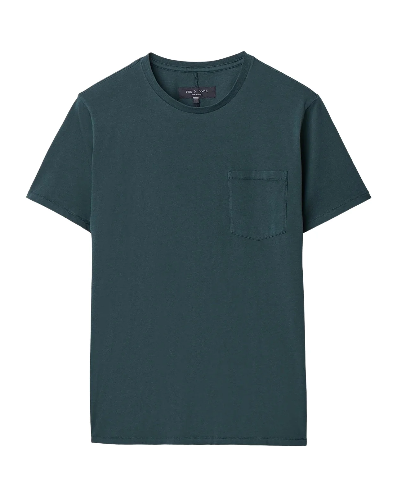 rag & bone Men's Cotton Garment-Dyed Pocket T-Shirt