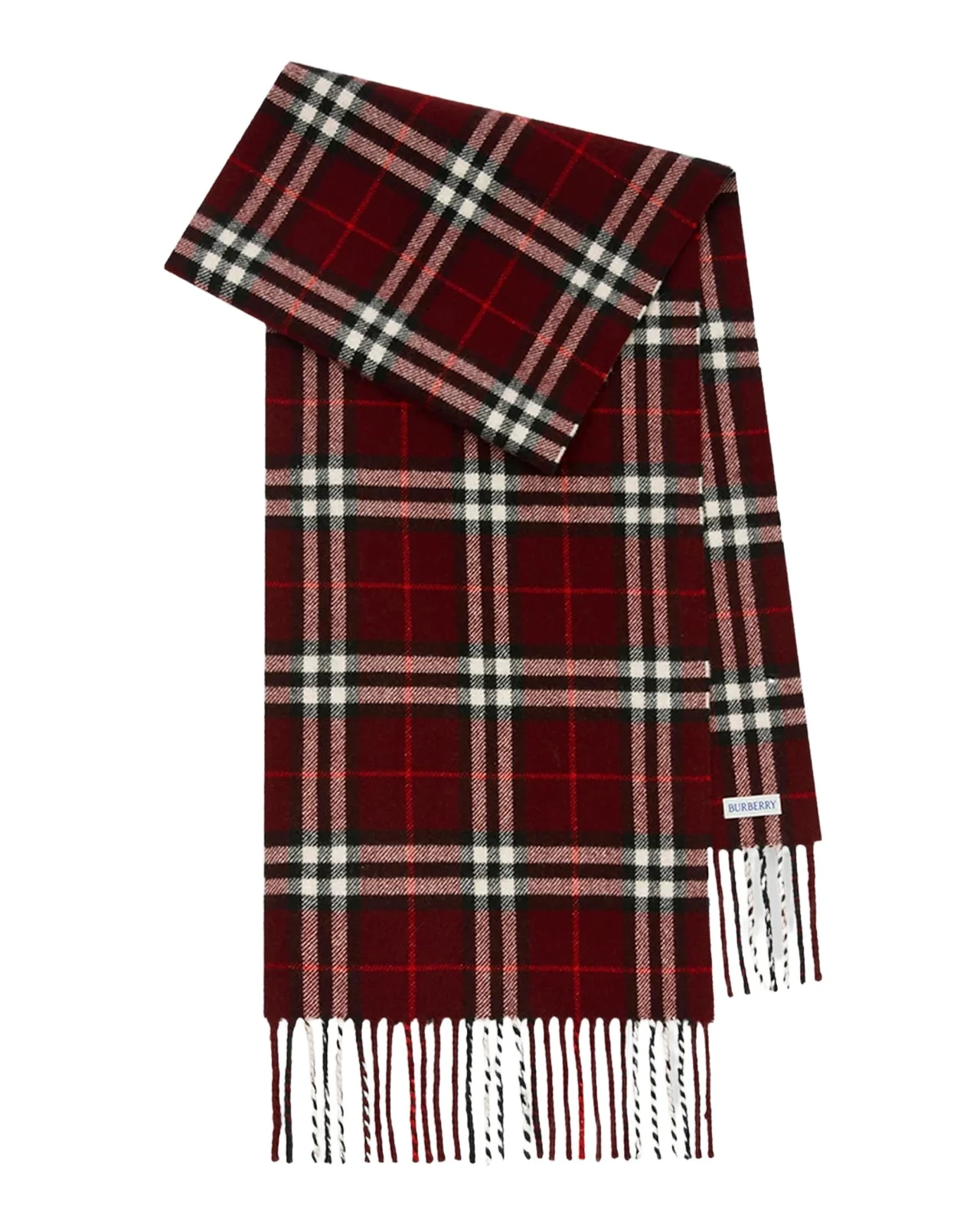 Burberry Sparkle Check Cashmere Scarf