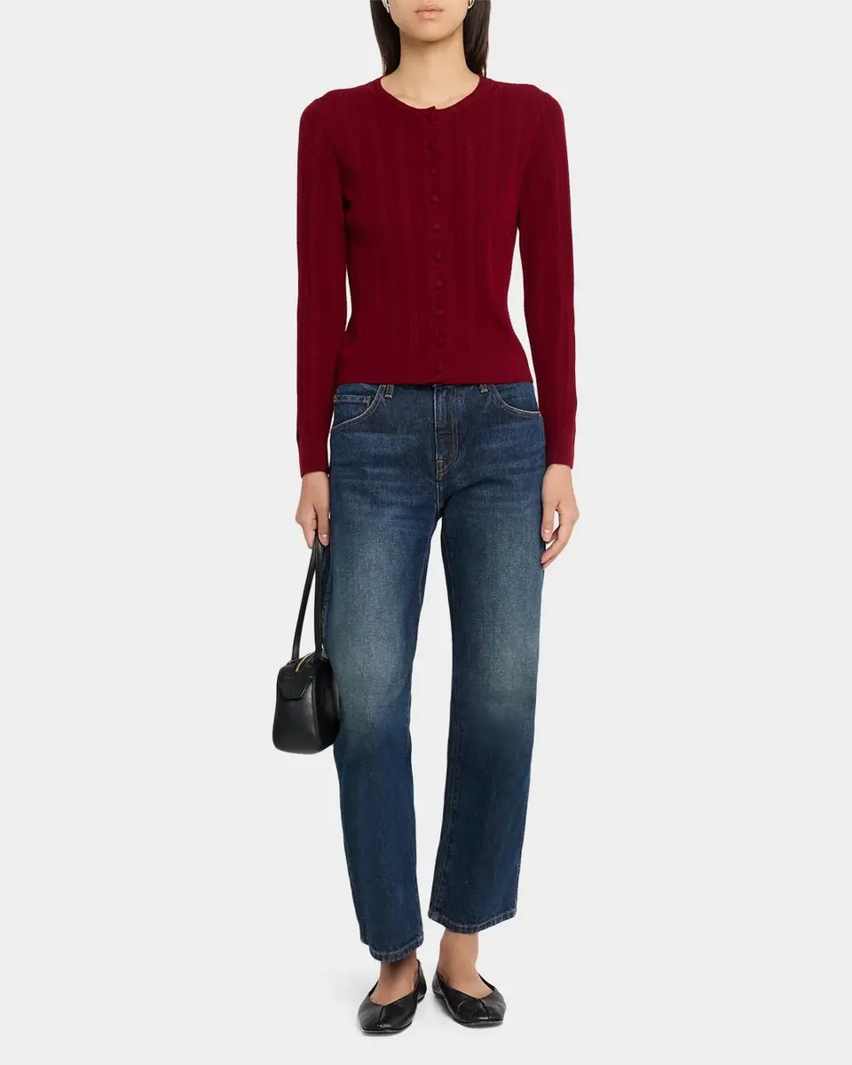 rag & bone Rhodes Pointelle Crewneck Cardigan | Thumbnail 2 rag & bone Rhodes Pointelle Crewneck Cardigan | Thumbnail 2