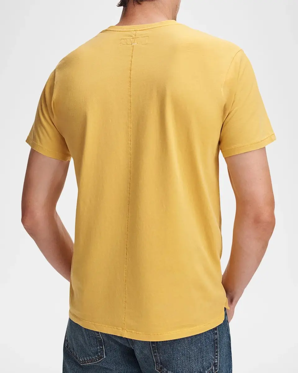 rag & bone Men's Cotton Garment-Dyed Pocket T-Shirt | Thumbnail 3