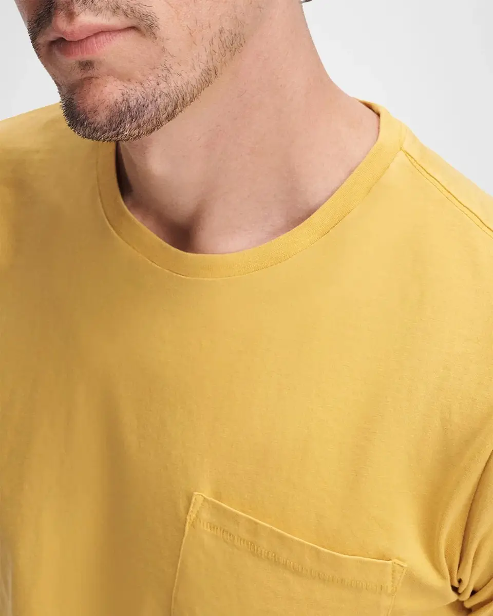 rag & bone Men's Cotton Garment-Dyed Pocket T-Shirt | Thumbnail 5