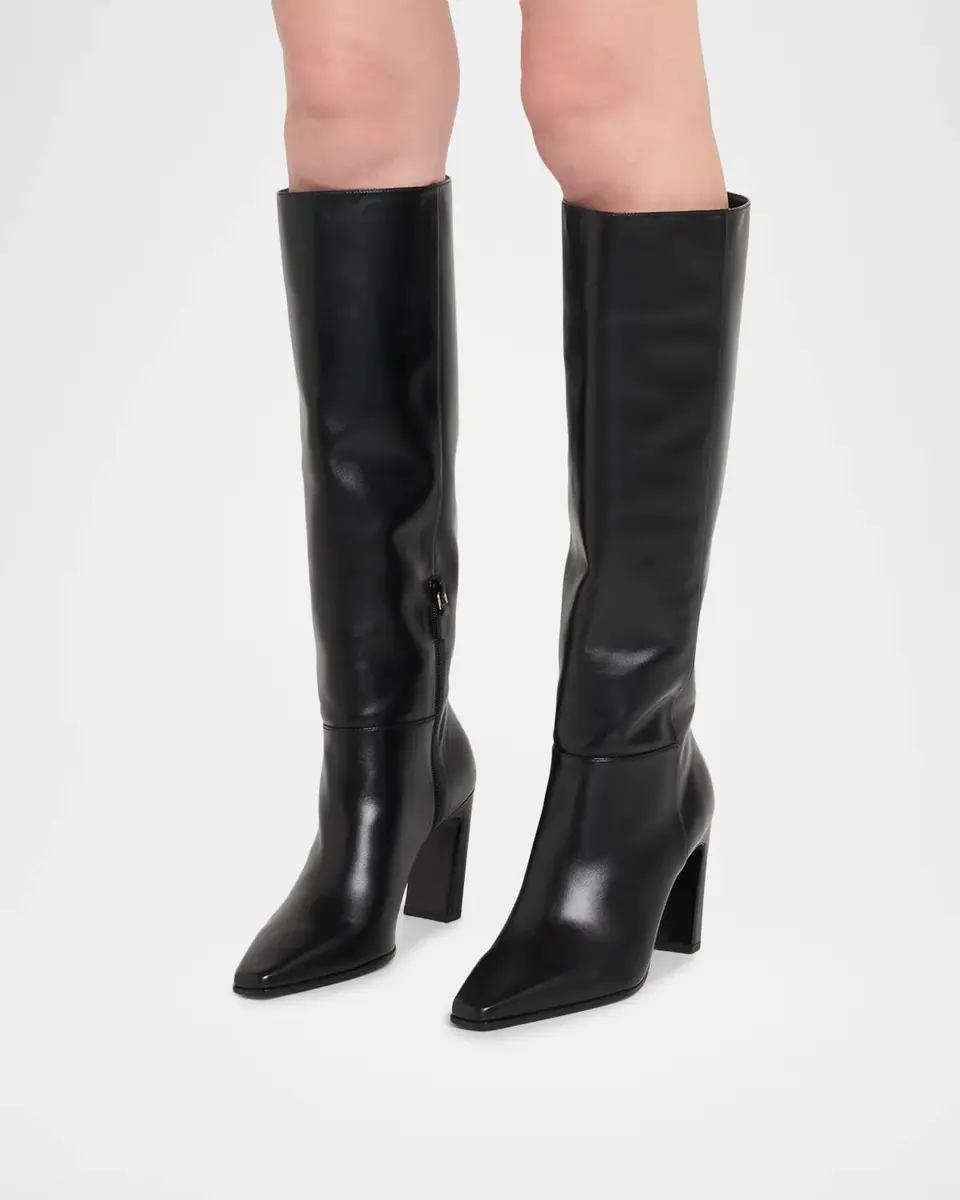 Stuart Weitzman 85mm Stassi Leather Knee-High Boots | Thumbnail 2 Stuart Weitzman 85mm Stassi Leather Knee-High Boots | Thumbnail 2