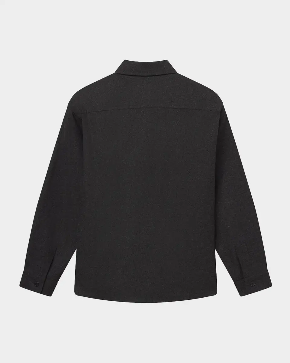 Frame Men's Wool-Blend Half-Zip Overshirt | Thumbnail 7