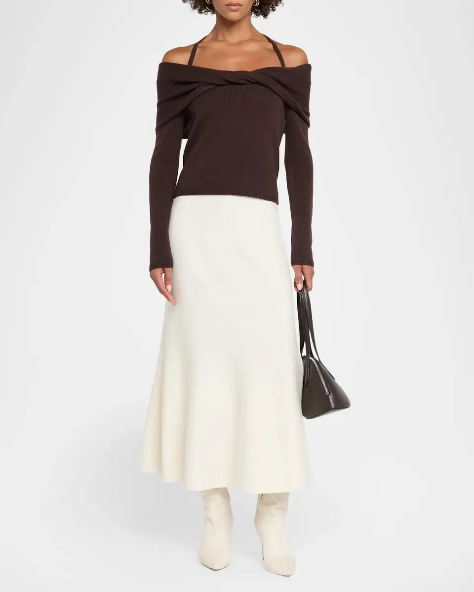 Simkhai Cambria Off-Shoulder Knit Top | Thumbnail 2 Simkhai Cambria Off-Shoulder Knit Top | Thumbnail 2