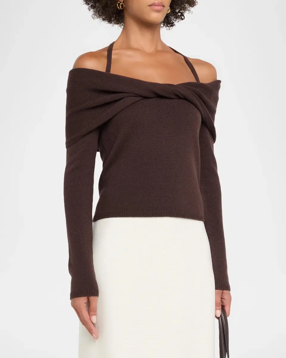 Simkhai Cambria Off-Shoulder Knit Top | Thumbnail 4 Simkhai Cambria Off-Shoulder Knit Top | Thumbnail 4