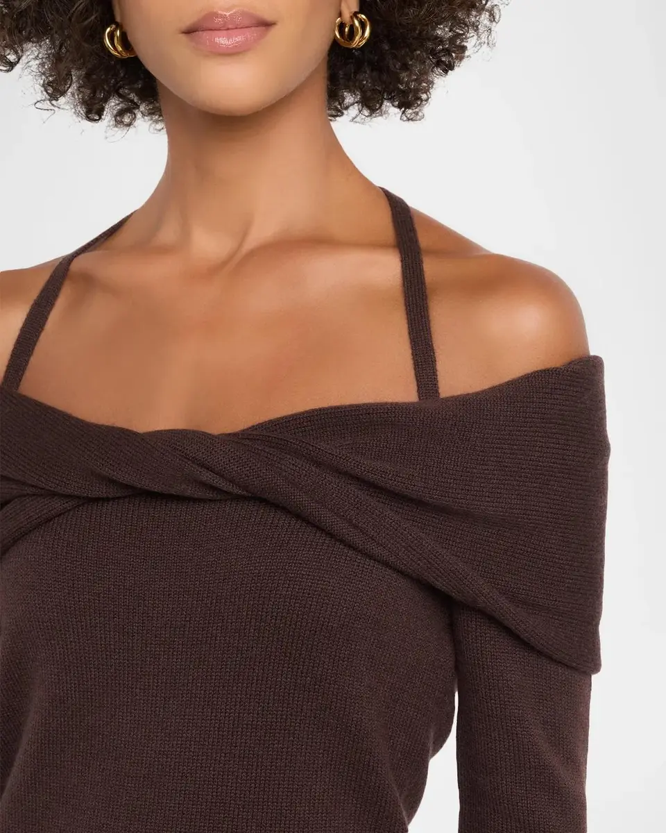Simkhai Cambria Off-Shoulder Knit Top | Thumbnail 5 Simkhai Cambria Off-Shoulder Knit Top | Thumbnail 5