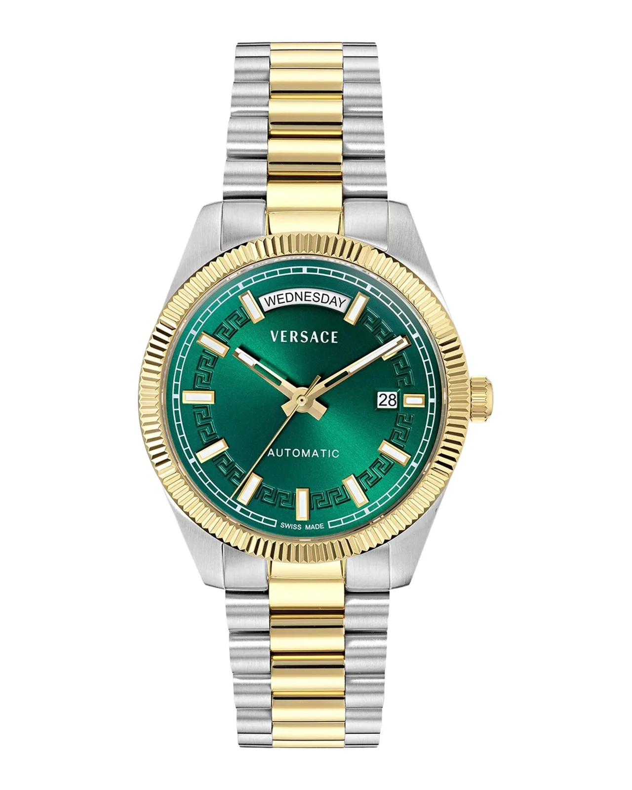 Versace Men's Millenyium Automatic Two-Tone Bracelet Watch, 40mm