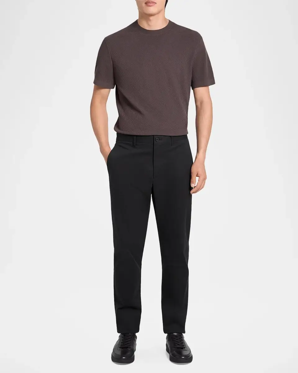 Theory Men's Zaine Cotton-Stretch Straight Leg Pants | Thumbnail 2