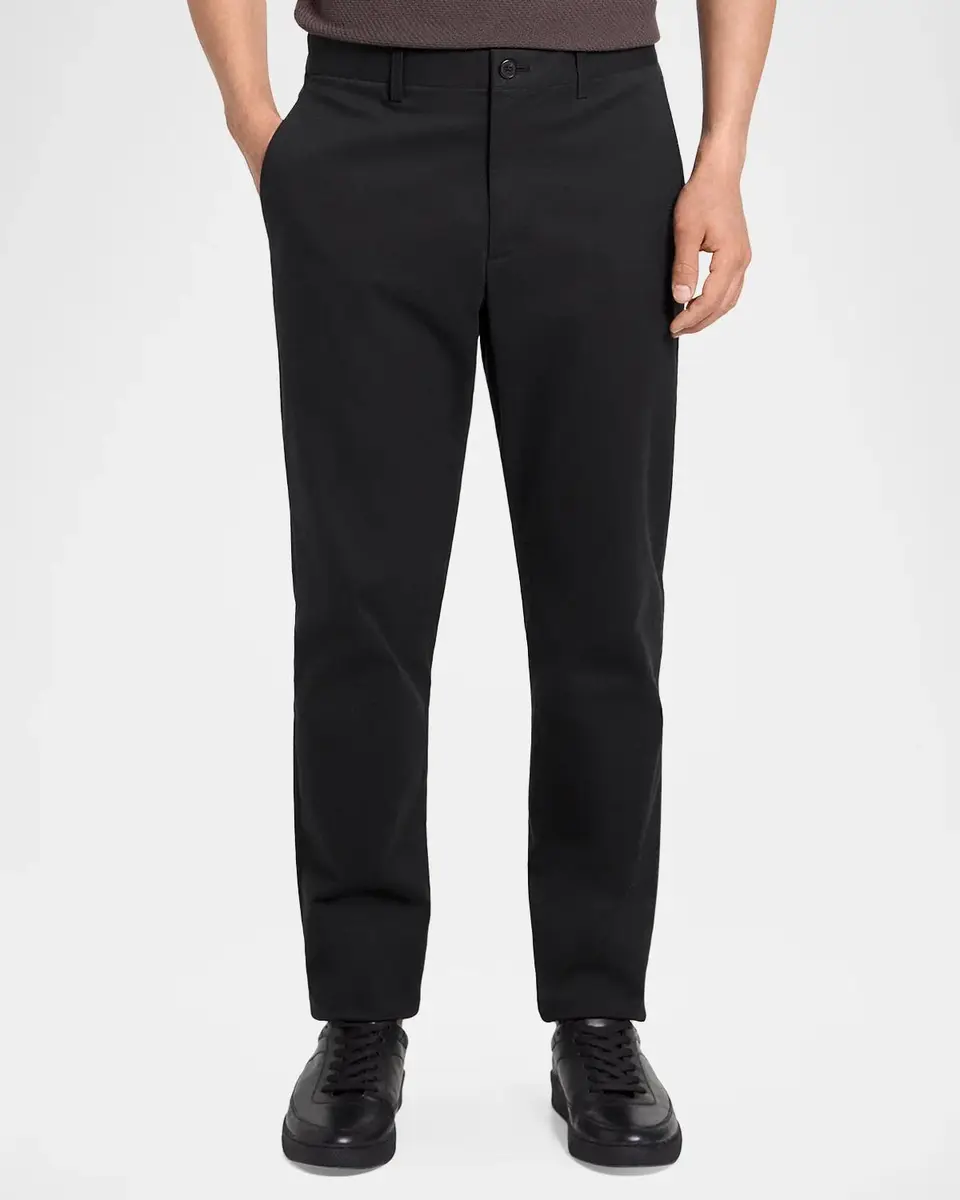 Theory Men's Zaine Cotton-Stretch Straight Leg Pants | Thumbnail 4