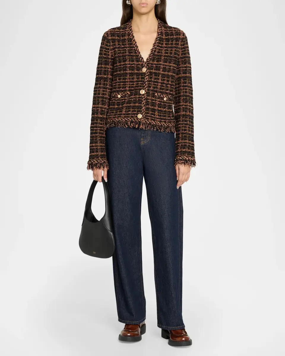 Milly Daphne Fringe Cardigan Jacket | Thumbnail 2 Milly Daphne Fringe Cardigan Jacket | Thumbnail 2