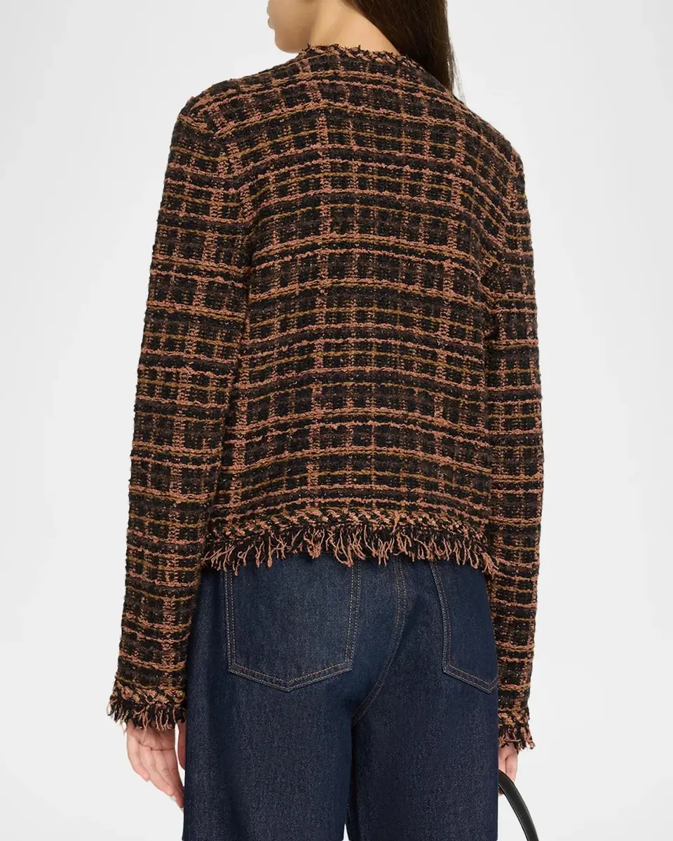 Milly Daphne Fringe Cardigan Jacket | Thumbnail 3 Milly Daphne Fringe Cardigan Jacket | Thumbnail 3