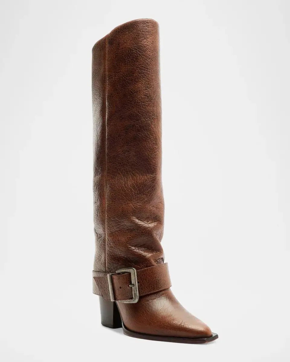 Schutz 85mm Parker Leather Knee-High Boots | Thumbnail 2 Schutz 85mm Parker Leather Knee-High Boots | Thumbnail 2