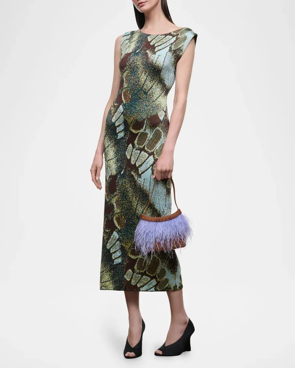 Staud Veronica Abstract Midi Dress | Thumbnail 2