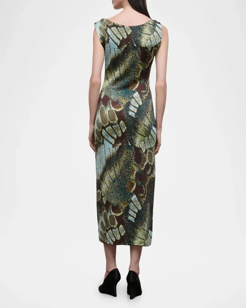 Staud Veronica Abstract Midi Dress | Thumbnail 3
