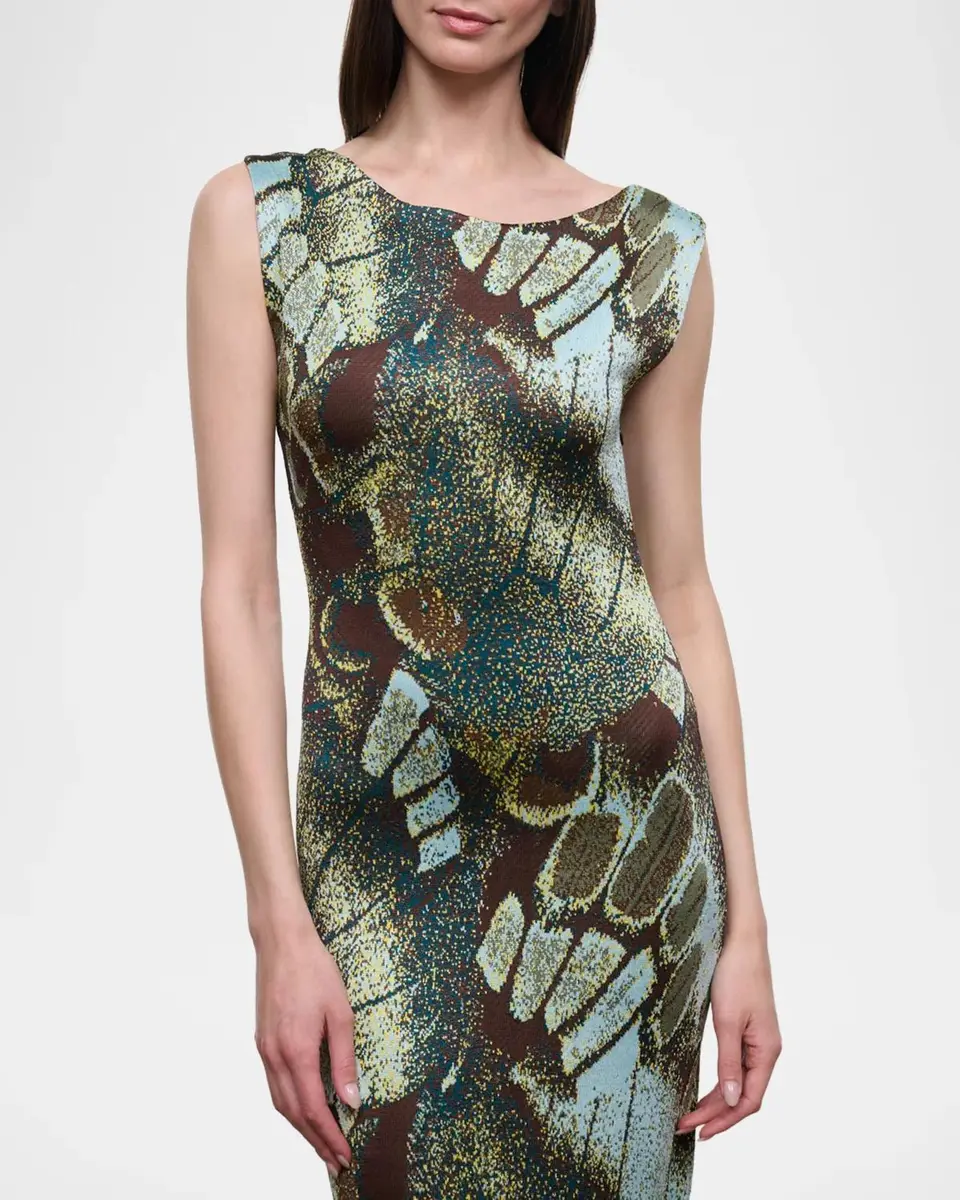 Staud Veronica Abstract Midi Dress | Thumbnail 5