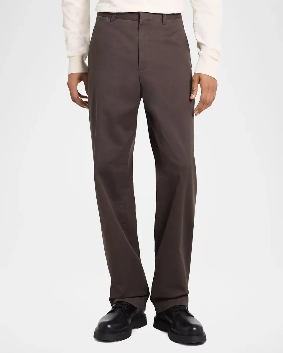 Theory Stretch-Cotton Straight-Leg Chino Pants | Thumbnail 4