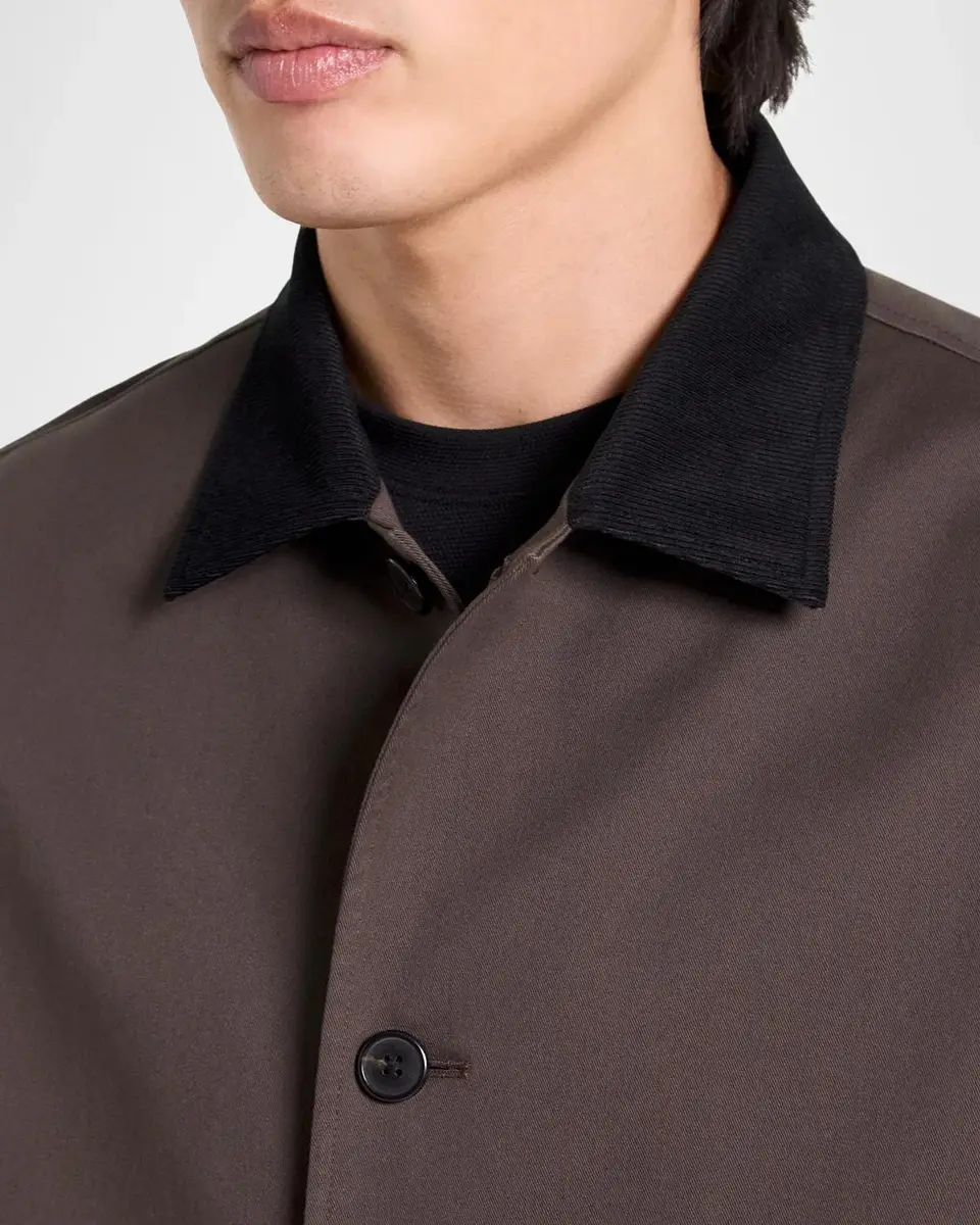 Theory Corduroy-Collar Cotton Twill Jacket | Thumbnail 5