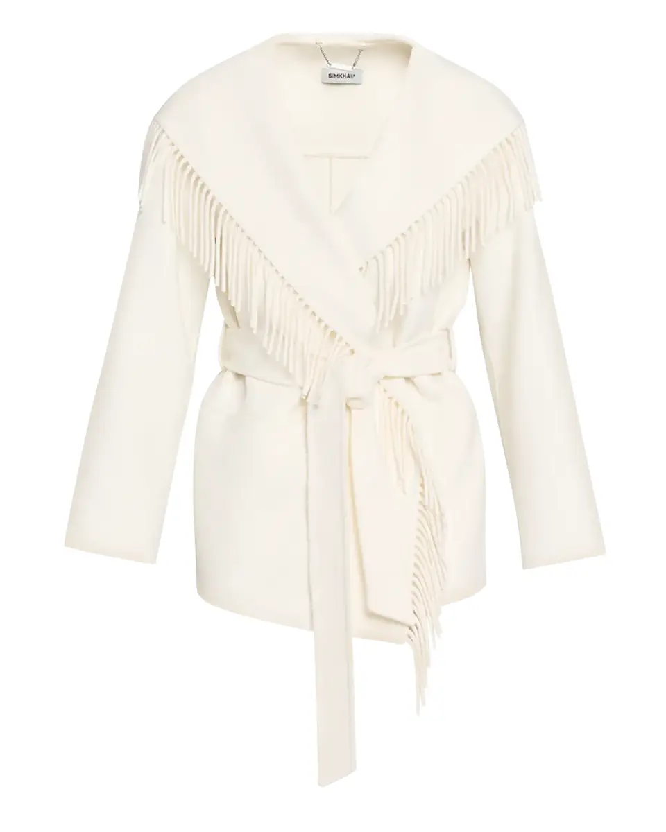 Simkhai Rowen Fringed Wool-Blend Jacket | Thumbnail 2