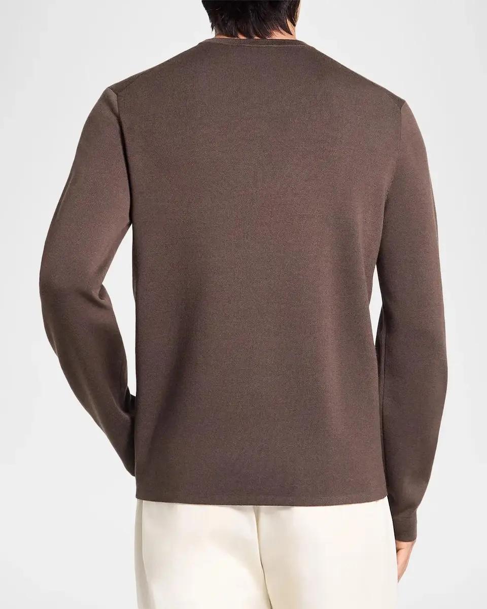 Theory Arnaud Wool Slim-Fit Sweater | Thumbnail 3 Theory Arnaud Wool Slim-Fit Sweater | Thumbnail 3