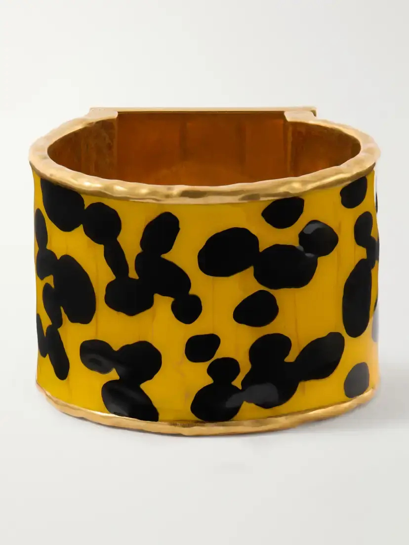Dries Van Noten Gold-tone Enamel Bracelet | Thumbnail 3 Dries Van Noten Gold-tone Enamel Bracelet | Thumbnail 3