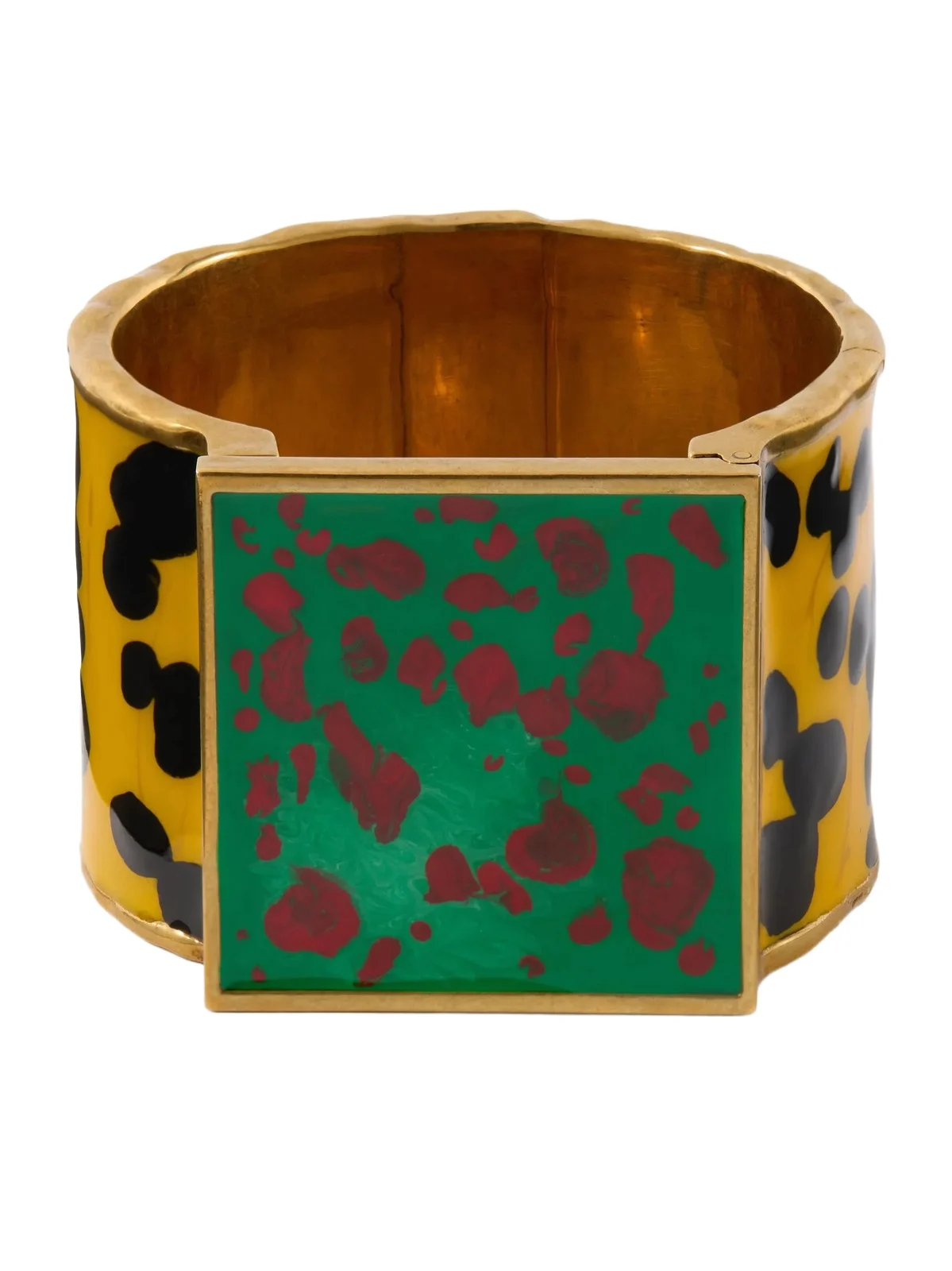 Gold-tone Enamel Bracelet