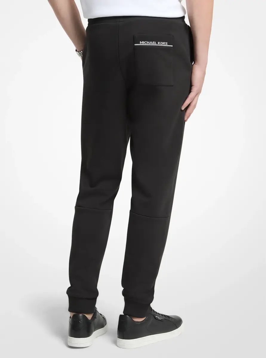 Michael Kors Collection Cotton Blend Joggers in Black | Thumbnail 2 Michael Kors Collection Cotton Blend Joggers in Black | Thumbnail 2